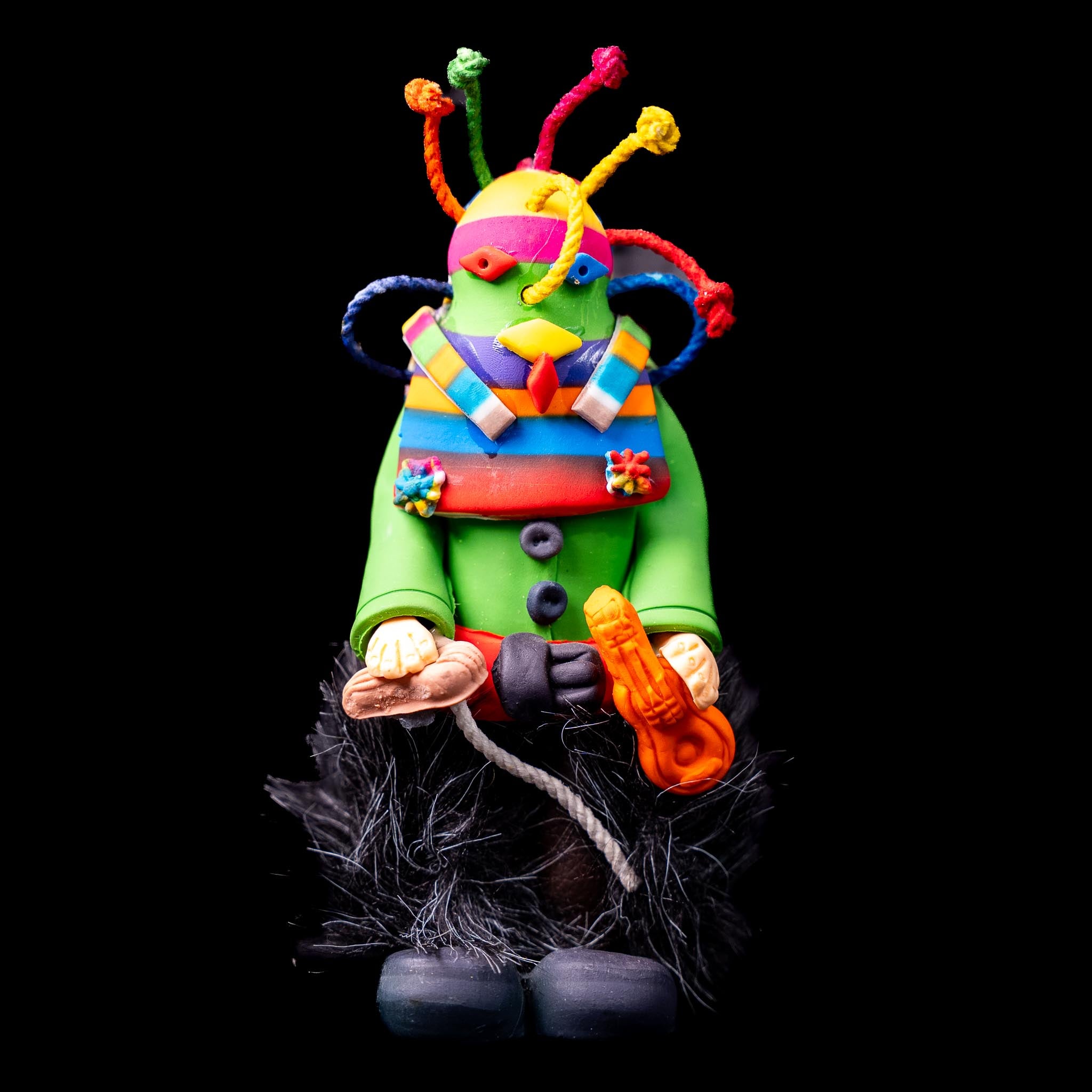 Miniature “Diabluma” Dancers – Celebration of Andean Ritual and Color
