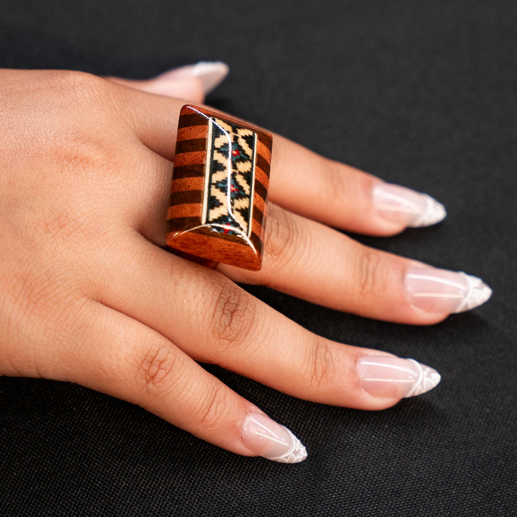 Hand painted ring