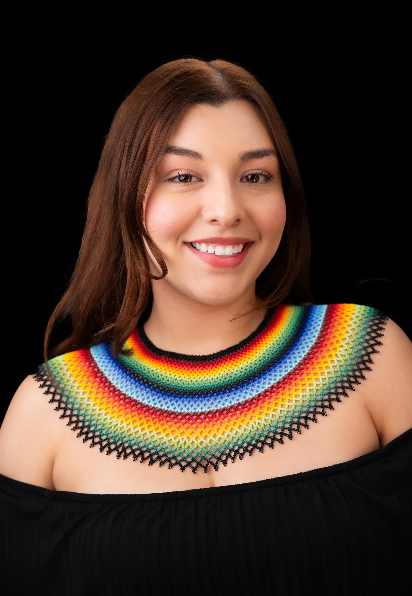 Vibrant Handmade Beaded Necklace
