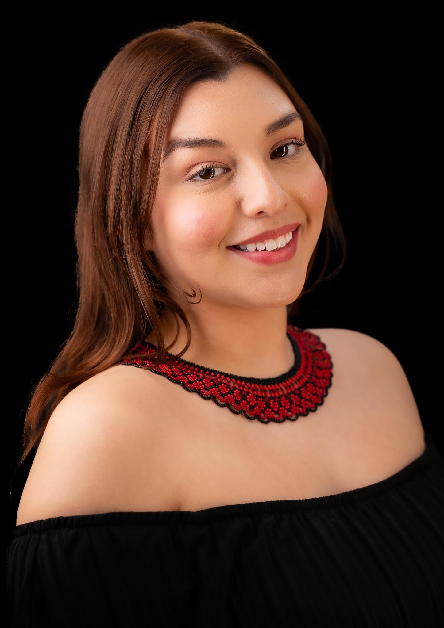 Handmade Glass Bead Necklace – Ecuadorian Artisan Craft