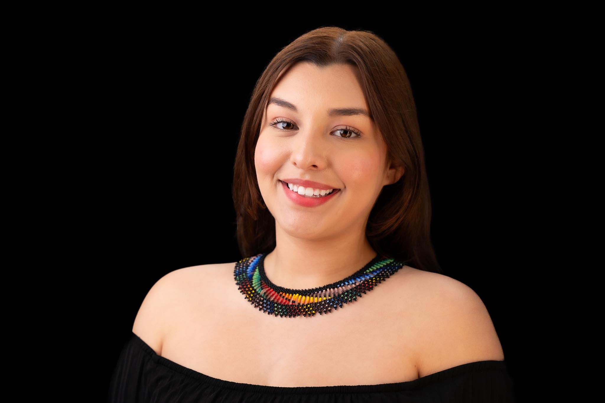 Handmade Glass Bead Necklace – Ecuadorian Design